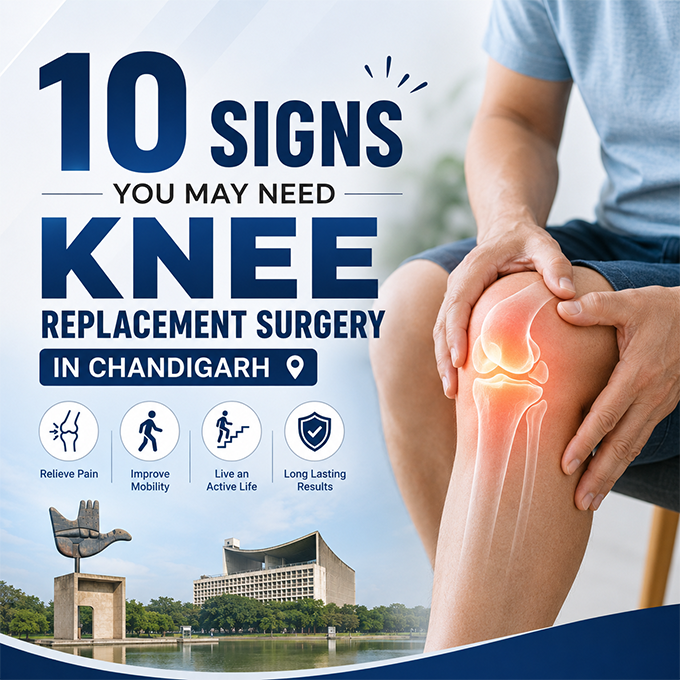 best knee replacement surgeon in Chandigarh